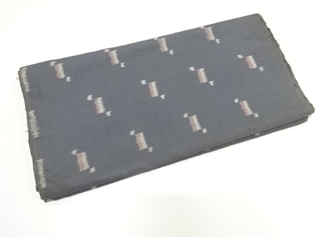 JAPANESE KIMONO / ANTIQUE BOLT FOR KIMONO / SILK / MEISEN / WOVEN SQUARE